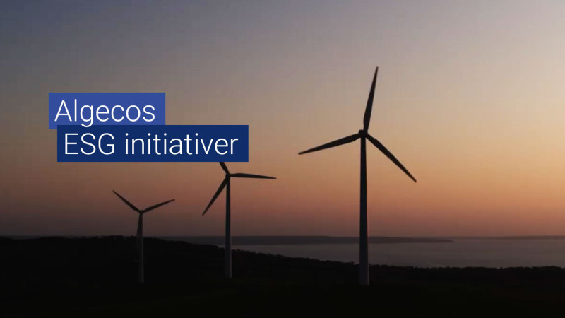 ESG Initativer billede med vindmøller